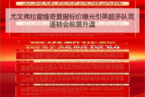 尤文弗拉霍维奇夏窗标价曝光引英超多队竞逐转会前景升温